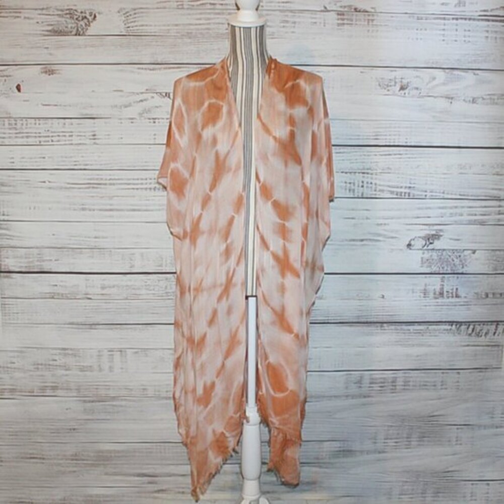 Woven Heart women longe open sided cape